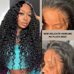 Burmese Curls 13*6 HD lace front wig ,skin melt lace and delicate hairline