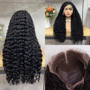 Burmese Curls 13*6 HD lace front wig ,skin melt lace and delicate hairline