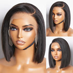 13x4 Full Frontal Bob Wigs Human Hair 200% Density