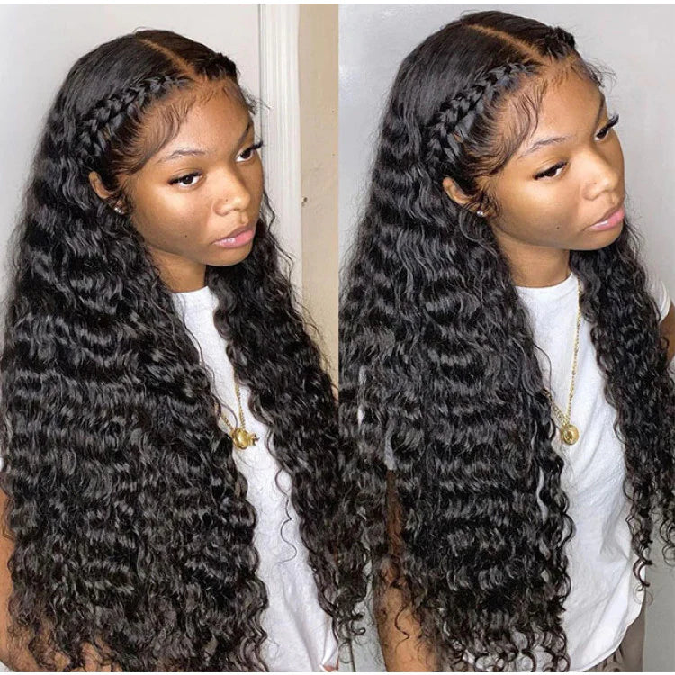 Full Lace Wig Whole Lace Cap Transparent Lace Preplucked Human Hair | LOOSE WAVE