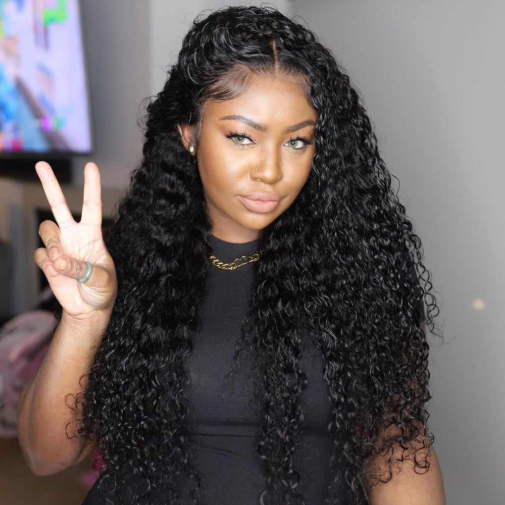 
            
                Load image into Gallery viewer, HD Lace+5x5 Lace Wig Glueless Human Hair Deep Water Style
            
        