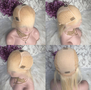 
            
                Load image into Gallery viewer, Blonde Body Wave #613 Transparent Lace Frontal Human Hair Wig
            
        