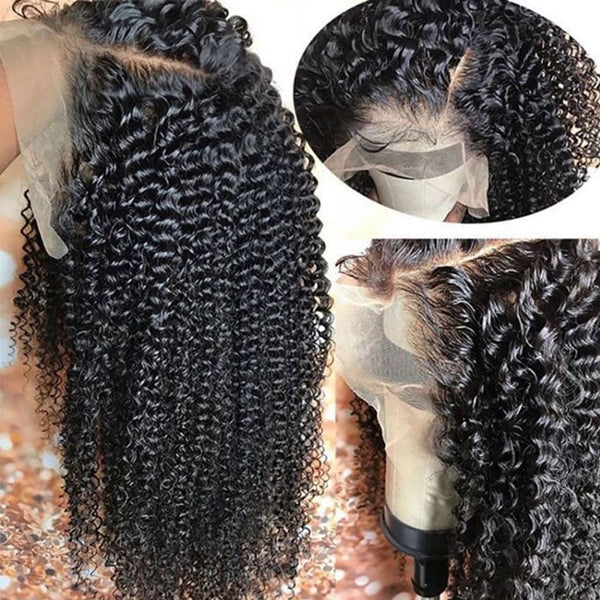 13x4 Lace Frontal Human Hair Wig Jerry Curly Style