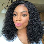 Jerry Curly 150% Density 13*6 Lace Front Human Hair Wigs With Baby Hair Pre-Plucked Wig