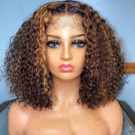 Ombre #4#27 Bob Wig Lace Frontal Human Hair