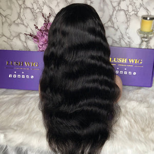 
            
                Load image into Gallery viewer, Body Wave Human Hair Lace Wigs 150% Density Nature Colour For Black Women
            
        